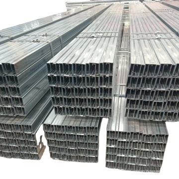 Galvanized steel c Profiles price list, cold formed galvanized steel channel steel profile